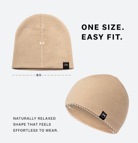 Image of Revony Evony Beanie Cap - Soft Knit Beanie Hat - Warm and Durable