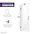 ANZZI 72" x 24" Frameless Shower Door in Brushed Nickel,Water Repellent Glass Shower Door with Seal Strip Parts and Handle, 3/8 Glass Hinged Shower Door with Handle (SD-AZ09-01BN)