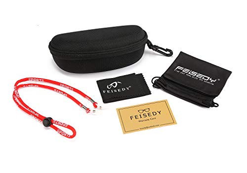 Feisedy Oversized Mirror Shield Sport 80S Sunglasses Ski Goggles Flat Top One Piece Futuristic Visor Women Men B2522 #TOP6