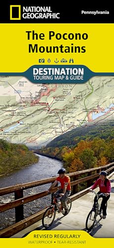 Pocono Mountains Map (National Geographic Destination Map)