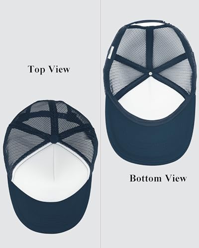 Image of Gelante Sublimation Blank Trucker Hats - Polyester Foam Mesh Snapback Baseball Cap