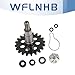WFLNHB Water Pump Impeller Shaft Gear Kit Replacement for Yamaha YZ250F 2001-2013