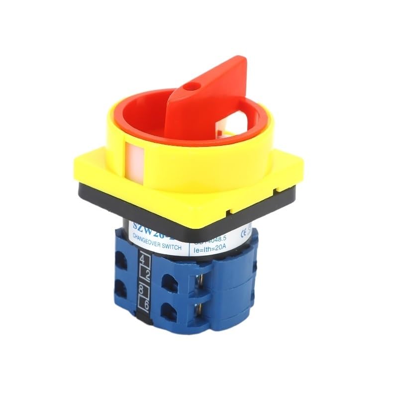 SZW26-202GS 48X48mm Panel 2 Poles 8 Screws 20A Rotary Cam Switch C