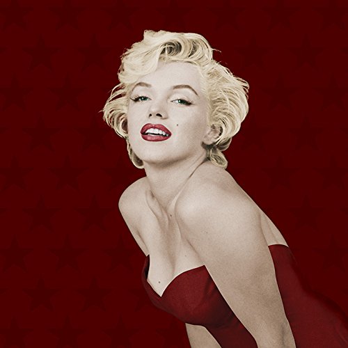 Marilyn Monroe "Star" Canvas Print, Cotton, Multi-Colour, 3.20 x 40.00 x 40.00 cm