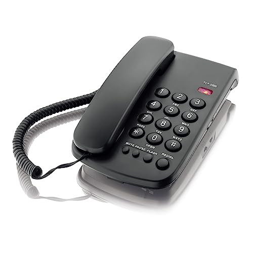 hejhncii Fixed Telephone TCF2000 Business Office Telephones House Hold Guest Room Hotel Fixed Landline Corded TCF-2000 Landline Phone