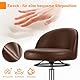 Rollhocker，Drehhocker mit Rollen，Arbeitshocker mit Rückenlehne，Schreibtischhocker Höhenverstellbar für Massage Office Home Salon Hocker Stuhl barhocker küchenhocker hocker höhenverstellbar (Braun)