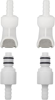 Quick-Disconnect Hose Barb Insertï¼ŒPlastic Quick Connect Male/Female Coupling Connector,Apply to 1/4
