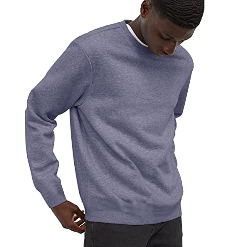 Blusa de Moletom Masculina Protege do Frio Confort – Slim Fitness Fashion - Azul Acinzentado - P