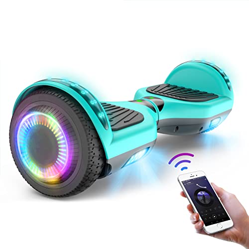 Epctek Hoverboard,6.5" Two-Wheel Self-Balancing Hover Board With Bluetooth Speakers And Fashion Led Lights For Kids #TOP11