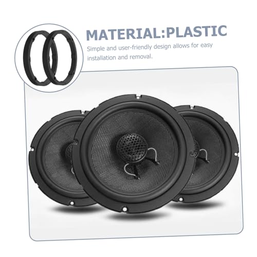 GETAJGHSD Anillos Adaptadores De Altavoz 2 Piezas 6,5 Pulgadas Adaptador Plástico Para Altavoces De Automóvil Instalación Sencilla Accesorios Vehículo - imagen 6