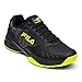 Fila Mens Volley Zone Pbf, Color: Blk/Csrk/Sfty, Size: 7.5 (1PM01793-007-7.5)