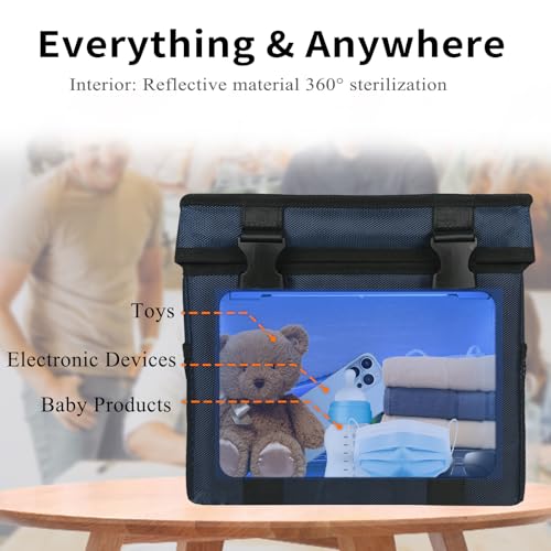 image for coospider-repta UV Light Sanitizer Ozone Box, Portable Foldable UV Cle