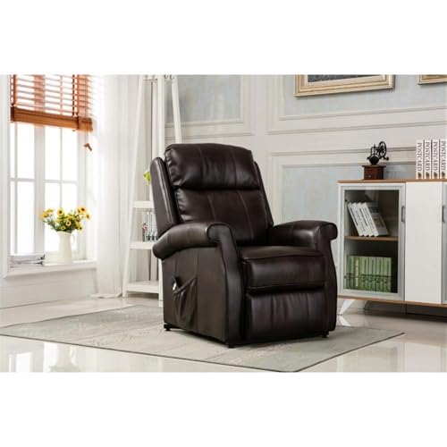 Sillón Eléctrico Reclinable Marrón miniatura 2