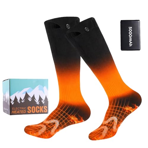 Heated Rechargeable Socks with Adjustable Heat Settings
