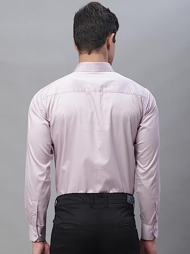 Image of Majestic Man Slim Fit Satin Cotton Formal Shirt for Men