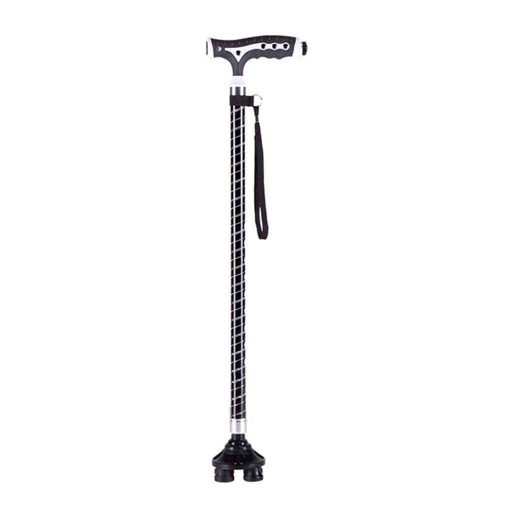 Béquilles de marche LED avec poignée ergonomique et hauteur réglable