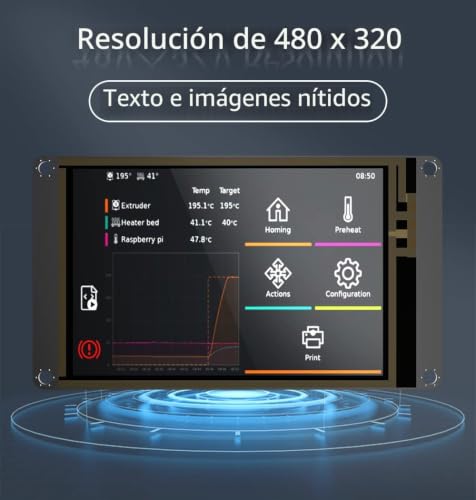 Pantalla inteligente TFT35 SPI V2.1 para modernizar el panel de control de tu impresora 3D 5
