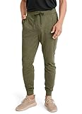 Jockey Men's Activewear EVERACTIVE Tall Man Knit Jogger, Military Green Heather, XLT
