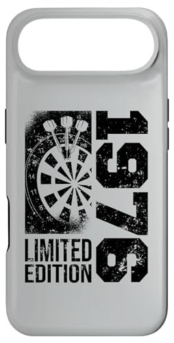 Dart-Player Vintage 1976 Birthday Dart-Game Dartboard Darts Case for iPhone