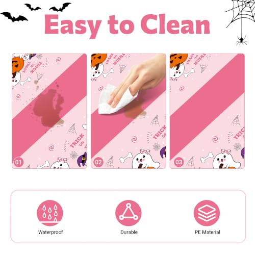 Image of Childom 3 Pack Halloween Tablecloth Rectangle Table,Halloween Decorations