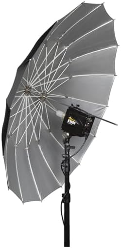 Buff 51" Soft Silver PLM Umbrella Compatible with Paul C. Buff Flash Units with Umbrella Adapter