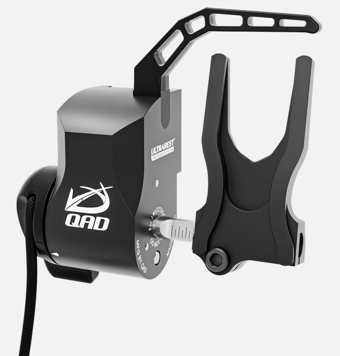 Qad Black Left-Hand Ultrarest Integrate R2 Rest