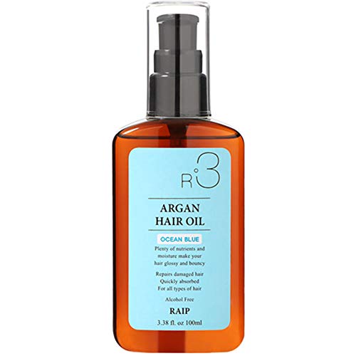 RAIP R3 Argan Hair Oil Essence 100ml #Ocean blue؍RX