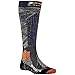 Produktbild X-Socks X-Bionic Unisex Ski Rider 4.0 Socken, G212 Stone Grey/Melange Blue, 44 EU