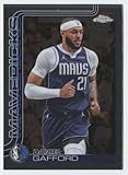 2025-26 TOPPS CHROME #78 DANIEL GAFFORD DALLAS MAVERICKS BASKETBALL OFFICIAL TRADING CARD OF NBA