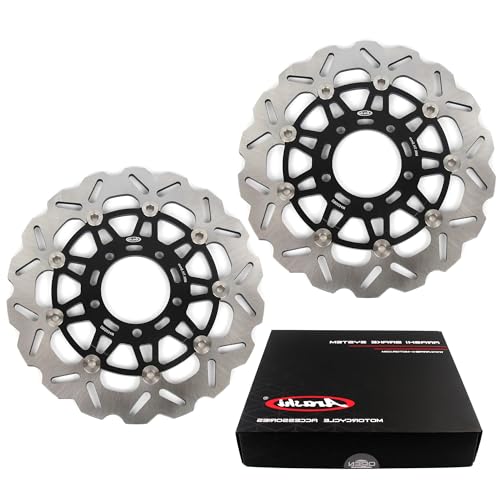 Disques de frein avant pour Ninja 1000 et 1000SX ABS 2011-2023 noir