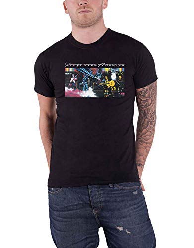 Paul McCartney T Shirt Wings Over America Band Logo Official Mens Black Size L