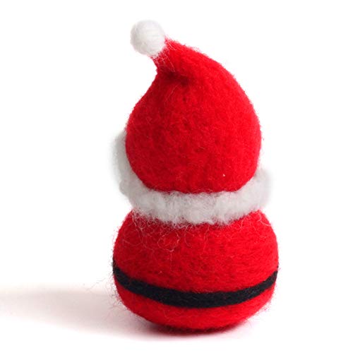 Artec360 Santa Claus Needle Felting Kit 4X2 Inch Needles, Finger Guards, Black High Density Mat, Instructions #TOP1