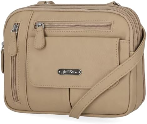 MultiSac Zippy Triple Compartment Crossbody Bag