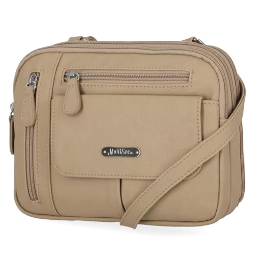 Image of MultiSac Zippy Triple Compartment Crossbody Bag