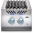 Napoleon Built-In Component - BIB12RTNSS - Dual Drop-In Range Style Burner, BBQ Grill, Marine Grade Stainless Steel, Natural Gas, 12-inch Burner, JETFIRE™ Ignition, Easy To Light, Ergonomic Knob