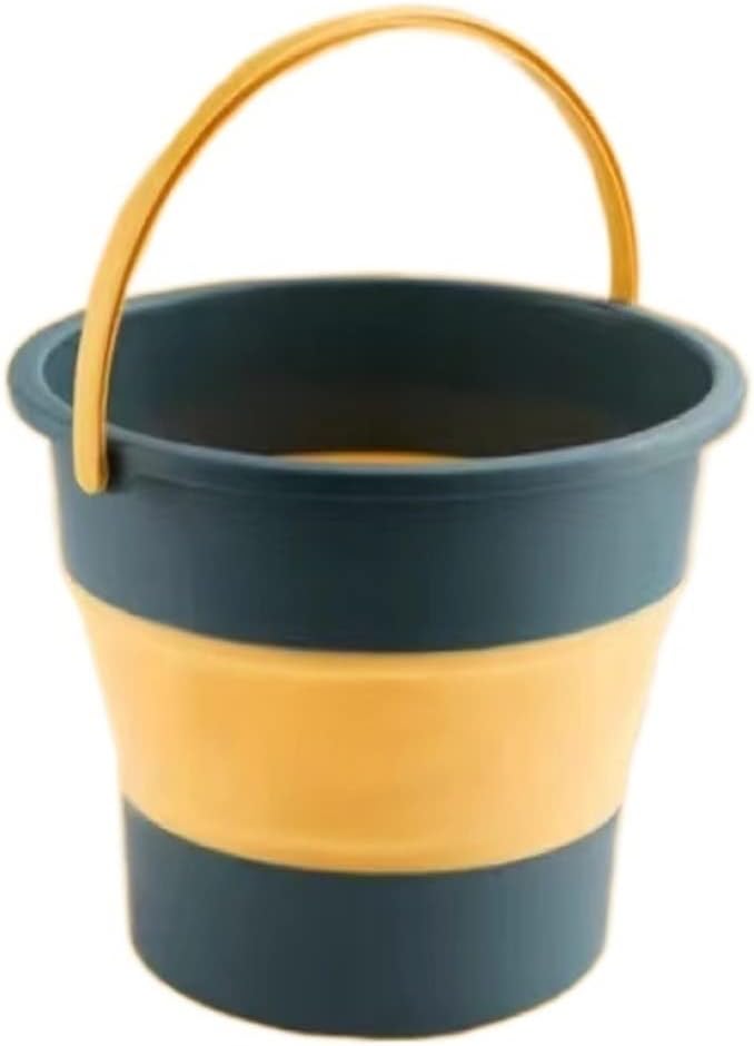 家庭用モップバケツ 折りたたみ式バケツ ポータブル折りたたみバケツ シリコン 洗車バケツ アウトドア 釣り 旅行 キャンプバケツ 家