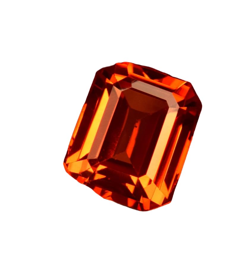 Saphir orange de prestige 11x9x7mm pour haute joaillerie et bagues d'exception