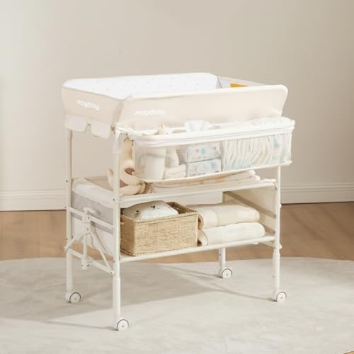 Maydolly Baby Changing Table, Portable Foldable Changing Table, W...