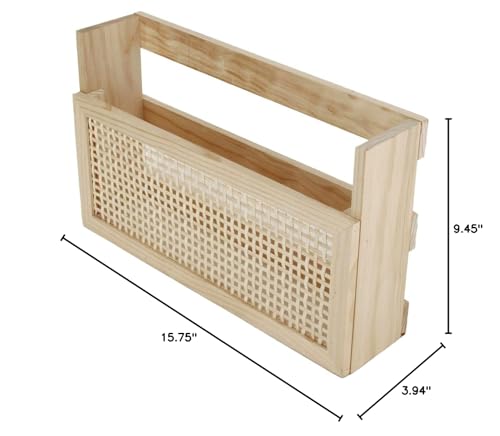Yrlsotge Wooden Magazine Rack Wall-Mounted Diy Home Decor Magazine Holder Mail Sorter For Office Entryway Kids’ Room And Living Room. thumb #7