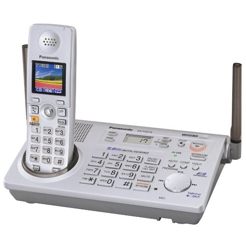 Panasonic KX-TG5776S 5.8 GHz FHSS GigaRange Expandable Digital Cordless Phone System AD