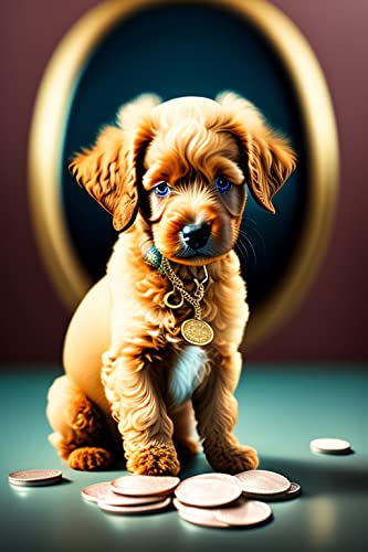 Impression Sur Toile pour Murs Vides | Tableau Chiot Décoration Grand Format - 2