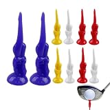 Tees de golf, 10 pezzi, strumenti di allenamento, tee da golf corti, per swing campo prato, competizione, pratico, interno ed esterno, uomini, donne,