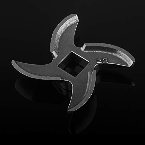 #22 Meat Grinder Blade Parts, Stainless Steel Cutting Blade for Electric Meat Grinder - Thumbnail 4