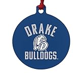 GRAPHICS & MORE Drake Bulldog Aluminum Holiday Christmas Tree Ornament - 3.0