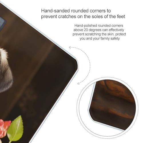 Báscula digital para peso corporal Puppys Pug alta precisión miniatura 4