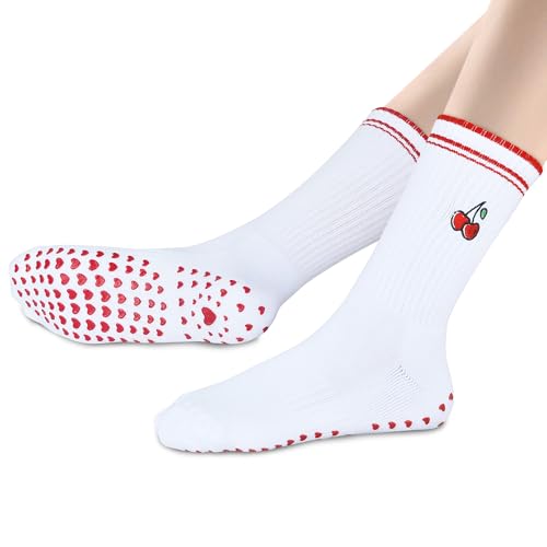 Image of Grip Non-slip Cute Pilates Socks for Yoga,Barre,Reformers US Shoe Sizes 5-11