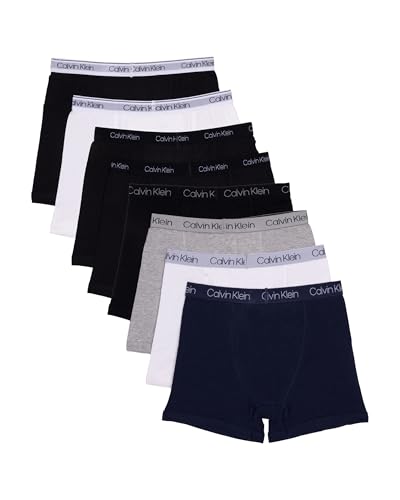 Image of Calvin Klein Kids Boys' Modern Cotton Boxer Brief Underwear 8-Pack