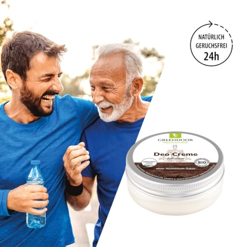 Deo Creme von GREENDOOR ohne Aluminium und Alkohol, vegan, 50ml