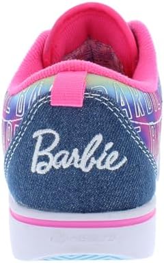 Heelys Girl's Pro 20 Barbie (Little Kid/Big Kid/Adult) Denim/Pink 6 Big Kid (Women's 7) M | Image 2