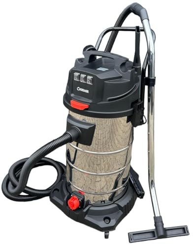 Industriesauger 3000W 100 Liter Edelstahl Behälter Industriestaubsauger | Staubsauger mit 3 Saugmotoren je 1000 Watt | Nasssauger für Baustelle Nass Trocken Sauger Industrie Gewerbe Baustellensauger Industriesauger 3000W 100 Liter Edelstahl Behälter Industriestaubsauger | Staubsauger mit 3 Saugmotoren je 1000 Watt | Nasssauger für Baustelle Nass Trocken Sauger Industrie Gewerbe Baustellensauger